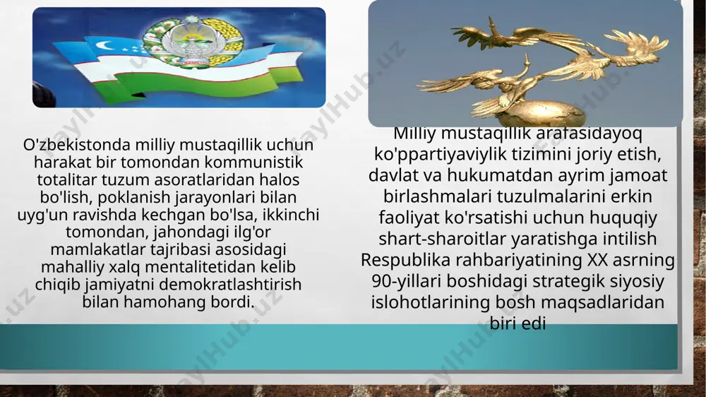 mustaqil o‘zbekiston respublikasining tashkil topishi va uning tarixiy ahamiyati - Page 5