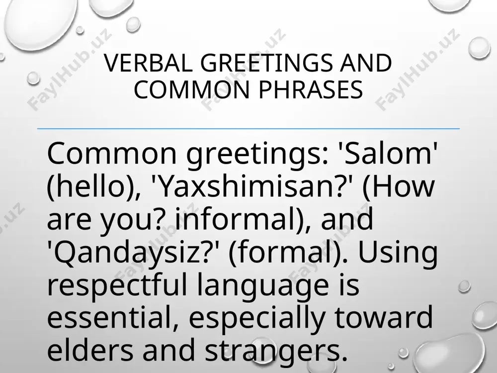 introduction to uzbek greetings - Page 4