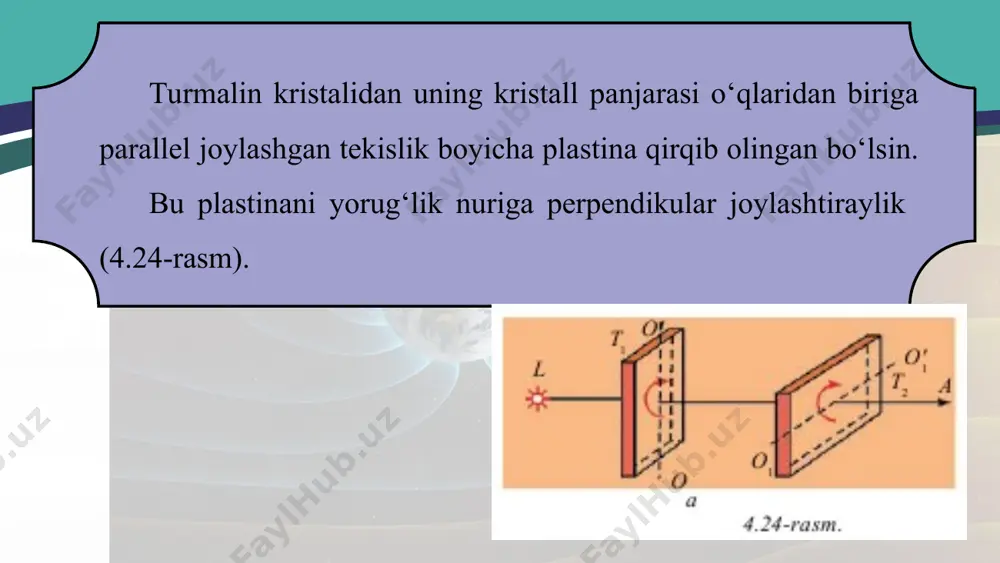 yorug‘likning qutblanishi 11-sinf - Page 4
