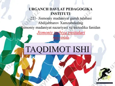jismoniy tarbiya vositalari — PPTX