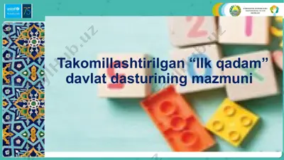 maktabgacha ta'lim — PPTX