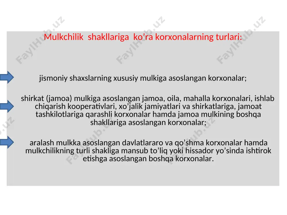 asi bo’limi bosh mexanik bo’limi “o’zqurilish materiallari” aksiyadorlik kompaniyasining boshqaruv tashkiliy tuzilmasi firmalarning turlari: venchur investitsion kichik va o’rta investitsion firmalar hisoblanib, ilmiy tarkiblar va muhandislik ishlanmalarini amalga oshiradi; investitsiyalash va qimmatli qog’ozlar bilan bog’liq operatsiyalarni o’tkazadigan firmalar; injiniring innovatsion konsalting muhandislik maslahati ko’rsatishga ixtisoslashgan firmalar; — yangi texnologiyalarni yaratish uchun barpo etiladigan firmalar; maslahat xizmati ko’rsatishga ixtisosdashgan firmalar; ishlab chiqarish firmalari savdo firmalari rieltor firmalari aniq bir mahsulot tayyorlashga ixtisoslashgan bo’ladi; savdo-sotiq bilan shug’ullanadi; ko’chmas mulk sohasidagi amallarga ixtisoslashgan bo’ladi. 2.2. korxona personali va uning tarkibi korxona personali — yuridik shaxs hisoblangan korxona ma’muriyati (ish beruvchi) bilan ishga yollangan xodimlar o’rtasidagi mehnat munosabatlarini shartnoma asosida muvofikdashtirib turadigan jismoniy shaxslardir. bunday mehnat munosabatlarida xodimlar korxona egalari (mulkdorlari) yoki korxona mulkiga sherik bo’lishlari ham mumkin.ular bu holda korxona foydasidan o’z ulush (dividend)lariga ega bo’libgina qolmasdan, korxonadagi shaxsiy mehnat faoliyati uchun tegishli ish haqi ham oladilar. shaxsiy mehnat faoliyati bilan shug’ullanuvchilar hamda …