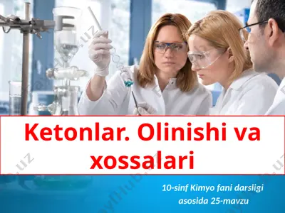 ketonlar — PPTX