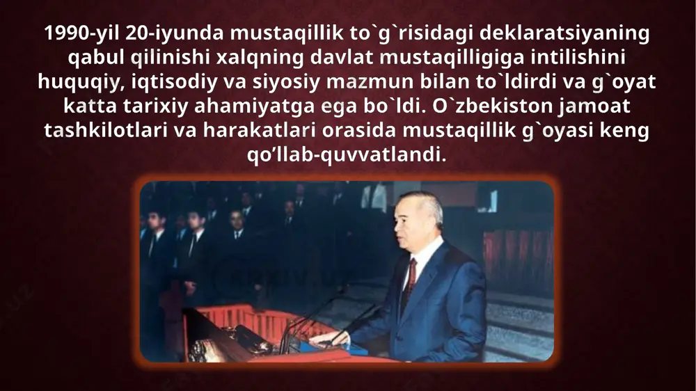 o'zbekistonning yangi tarixi fanidan taqdimot ishi - Page 5