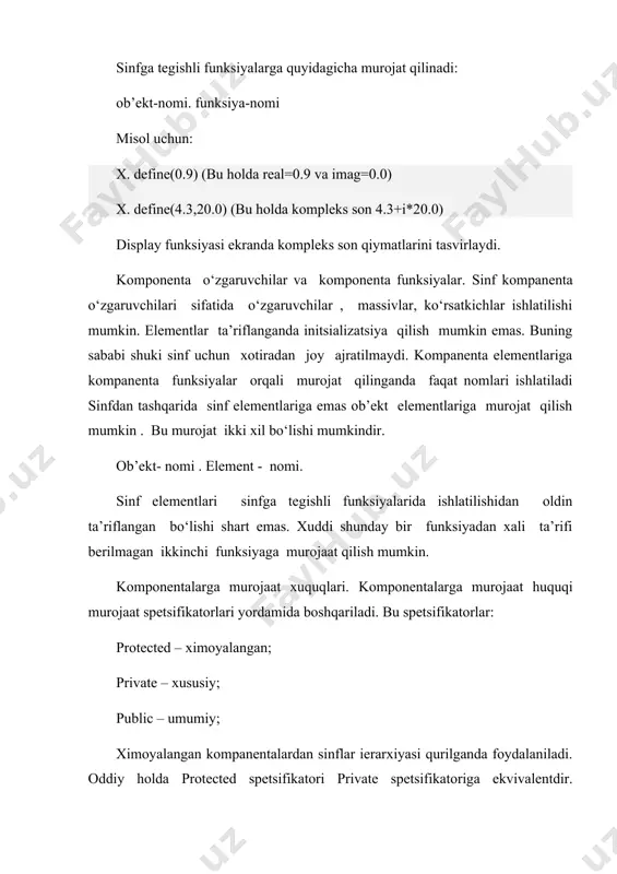 obyektga yo’naltirilgan dasturlash(sinflarga kirish) - Page 3
