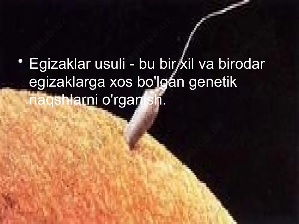 marta 1794 yilda tasvirlangan. rang ko'rligi erkaklarning 8 foizida va ayollarning 0,5 foizida uchraydi. ushbu elementlardan biri yo'qolganda, qisman rang ko'rligi paydo bo'ladi - dikromaziya . ushbu jadvallardan foydalanib, ranglarni idrok etish buzilishi mumkin. 1-jadvalda normal ko'rish qobiliyatiga ega odamlar 16 raqamini ko'rishadi. olingan ko'rish qobiliyati buzilgan odamlar 2-jadvaldagi 96 raqamini qiyinlashtiradi yoki umuman ajratmaydi. odamlarda jinsni aniqlashning buzilishi (ehtimol - 1 ming yangi tug'ilgan chaqaloqqa 2 ta holat). bunday hollarda nasl: - oyoq-qo'llarining nomutanosib o'sishi; - bepushtlik; - aqliy zaiflik va boshqa anomaliyalar . bunday qoidabuzarliklarga misollar: - kleinafelter sindromi (chastotasi 0,15%); shereshevskiy-tyorner sindromi (chastotasi 0,03%) daun sindromi (insidentlanish darajasi 0,16%) anomaliyalarning sabablari: mutagen omillarning ta'siri - radiatsiya, issiqlik, kimyoviy va boshqalar. kimyoviy omillarga alkogol, nikotin, giyohvand moddalar, toksik moddalar ta'siri, shuningdek, dori vositalarini nazoratsiz qo'llash kiradi. ota-onalarning yoshi ham muhim, chunki odamlarda 35 yildan keyin jinsiy hujayralar sitoplazmasi yopishqoqroq bo'ladi va meioz davrida xromosomalarning ajralishi buzilishi mumkin. jinsga …