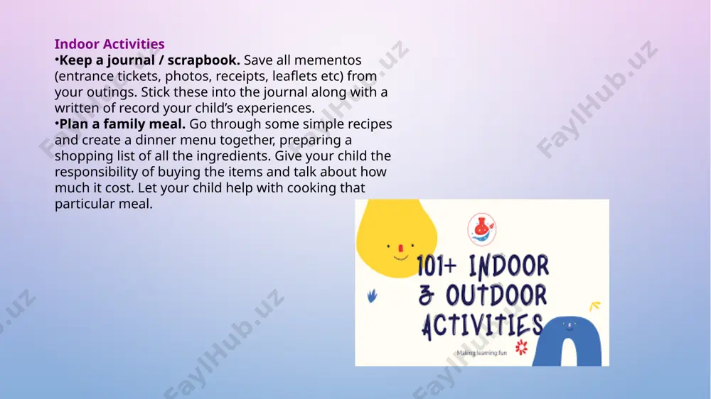 indoor and outdoor activities - Page 5