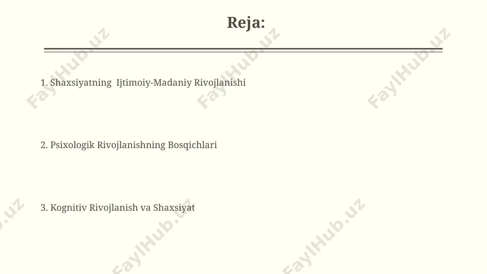 bosqichdan iborat bo'lib, har bir bosqich ma'lum yosh oralig'iga to'g'ri keladi: sensor-motor, preoperatsional, konkret operatsiyalar va formal operatsiyalar. preoperatsional bosqich (2-7 yosh)da bolalarda egotsentrizm kuzatiladi, ular fikrlashda simvolik va tasavvurlarni qo'llaydilar, ammo mantiqiy fikrlash hali yetarlicha rivojlanmagan. preoperatsional davr markazlashtirish preoperatsional davrning yana bir muhim xususiyati bo'lib, bu bolaning bir vaqtning o'zida bir nechta omillarga e'tibor bera olmasligini bildiradi; masalan, baland va tor idishdagi suv miqdorini qisqa va keng idishdagi suv miqdori bilan solishtirishda qiyinchiliklarga duch kelishi mumkin. simvolik fikrlashning rivojlanishi preoperatsional davrning asosiy xususiyatlaridan biri hisoblanadi, bu davrda 2-7 yosh oralig'idagi bolalar ob'ektlarni tasvirlash uchun so'zlar, rasmlar va belgilarni ishlata boshlaydilar. pixa tushunchalari va ta'siri piagetning kognitiv rivojlanish nazariyasi 4 bosqichdan iborat bo'lib, har bir bosqich o'ziga xos fikrlash uslubi va qobiliyatlari bilan tavsiflanadi, masalan, sensor-motor bosqichi 0-2 yosh oralig'ida kuzatiladi. operatsional fikrlashning rivojlanishi 7-11 yosh oralig'ida sodir bo'lib, bolalar ob'ektlarni tasniflash, tartiblash va saqlash kabi murakkab operatsiyalarni bajarishga …