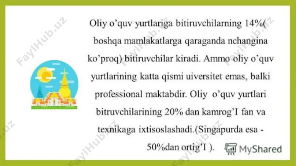 - teglar (vergul bilan): 21 asr jahon ta'lim tizmida global tendentsiyalar - Page 5