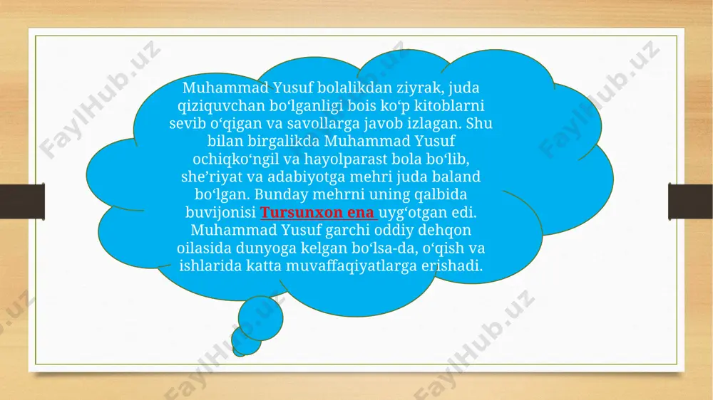 , g‘arbida o‘lmoqni bitibdi, alloh! ig‘vo tarqatmanglar maza-bemaza, mabodo, yuz bersa biror bir kor-hol. toshkentda ochmasin, hech qanday aza, sim qoqqin, abdulla orifga darhol! to‘xta, aytib qolay, jon pishmasidan, hammasi joyida: seyf, stol, palos... faqat yozuvchilar uyushmasidan, bir varaq ariza qarzim bor, xolos. aytgancha, stolim chap tortmasida, bir shoir yigitning qo‘lyozmasi bor. adashmasam, edi yurtga qasida, shuni nashriyotga-taqrizga yubor. og‘zim quriyapti, suv ber, bir qultum, “ruh o‘zin ulfati jondan tuymoqda”. oh, ota bo‘lib men, nima ham ko‘rdim, yuragim kuymoqda, ichim kuymoqda! to‘rt bolamdan birin menda ko‘ngli yo‘q, nima qilay axir, xudoyim aytsin. nazira o‘gaymas, uning o‘g‘li yo‘q, boburga aytinglar, darxonga qaytsin! shoirning she’rlari-taqdiri, derdi, rosti ishonmasdim, bosmasdi titroq. nahot, robbim menga shunday dard berdi, taqdirim bo‘ldimi “lolaqizg‘oldoq”!? jonsiz jigarimga botmoqda tikan, qoraytirib borar yuzlarimni g‘am. aslida, she’rlarim peshonam ekan, to‘yin ko‘rolmadim qizlarimni ham. o‘lsam, uch qizimga bo‘ladi og‘ir, ehtimol, ular ham qilishar toqat. yig‘lashib, yig‘lashib ko‘nadi oxir, onamni ko‘ndirib bo‘lmaydi …