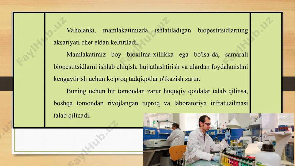 qishloq xo’jaligida ishlatiladigan kimyoviy moddalarning atrof-muhitga ta’sirini o’rganish - Page 4