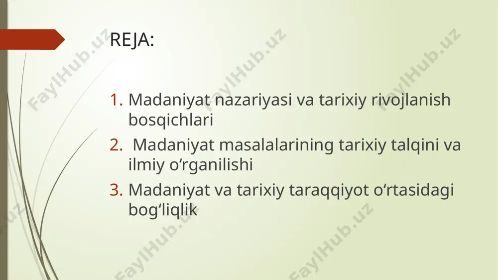 tlarining taxminicha, ushbu raqam 600 ga qarab yaqinlashmoqda. dunyo olimlarining madaniyatga bu qadar qiziqishi uning tushuncha sifatida o'ziga xos murakkabligi va doimiy taraqqiyotda bo'lgan ko'p qirrali ko'rinish ekanligini isbotlaydi. darhaqiqat, madaniyat shu qadar cheksizlikka ega bir tushunchaki, uning chegarasini aniqlash va ma‘lum me‘yorga solib qo'yish to'g'ri emas. shuning uchun ham uning turlari, mazmun-moxiyati, imkoniyatlari doirasi juda keng va doimiy rivojlanishda ekanligini e‘tirof etish lozim. insonlar madaniyatni xis qilishi va tushunishi bevosita ularning hayot tarzi, o’zaro muloqotga kirishuvi, ijtimoiy munosabatlarning xarakteri va boshqa bir qancha omillar bilan chambarchas bog’liq o’zbekiston respublikasi milliy ensiklopediyasida: ―madaniyat - jamiyat, inson ijodiy kuch va qobiliyatlari tarixiy taraqqiyotining muayyan darajasi. kishilar xayoti va faoliyatining turli ko’rinishlarida, shuningdek, ular yaratadigan moddiy va ma‘naviy boyliklarda ifodalanadi. madaniyat tushunchasi muayyan tarixiy davr, konkret jamiyat, elat va millat, shuningdek inson faoliyati va turmushining o’ziga xos soxalarini izoxlash uchun qo’llaniladi. tor ma‘noda "madaniyat" atamasi kishilarning faqat ma‘naviy xayoti sohasiga nisbatan ishlatiladi‖, …