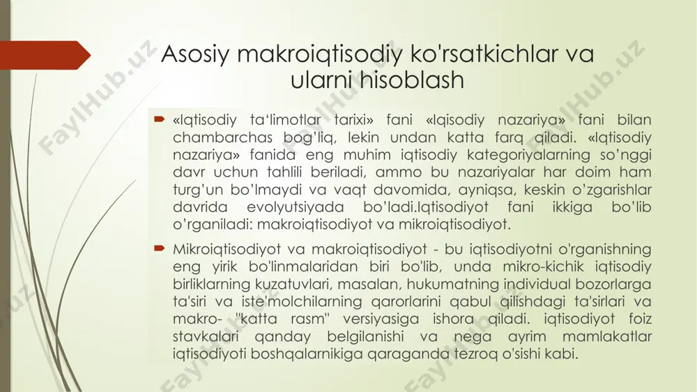 ixtisoslashuv tufayli kishilarning chaqqonligi ortadi; ular vaqtni tejaydilar, chunki bir ish turidan boshqasiga o’tishga hojat bo’lmaydi; ishchilar o’z faoliyatlarini takomillashtiradilar; ixtiro qilish uchun katta imkoniyatlarga ega bo’ladilar. qiymat nazariyasi va bahoning shakllanishi. a.smit bozor bahosining beqarorligini talab va taklifdagi doimiy o’zgarishlarning natijasidir, deb ko’rsatib o’tadi. o’z tadqiqotida a.smit oldiga tovarning «real», «tabiiy» bahosini, ya‘ni uning qiymatini topish vazifasini qo’ydi. u tovarning bozor va tabiiy yoki haqiqiy baholarini farqlaydi, hiqiqiy bahoni qiymat bilan aynan bir deb tushunadi. «qiymat»- bu buyumning foydaliligi, hamda uni boshqa buyumga almashish qobiliyati belgilanadi. bunda u bir vaqtning o’zida ikki har xil konsepsiyadan foydalandi. birinchisi – tovarning qiymati faqat unga sarflangan mehnat bilan aniqlanadi: qancha ko’p mehnat sarflansa, tovar shuncha qimmat bo’ladi ( bu konsepsiya keyinchalik d.rikardo va k.marks iqtisodiy ta‘limotlarining asosini tashkil etadi). ikkinchi konsepsiyaga binoan - tovar qiymatini yaratishda barcha ishlab chiqarish omillari (mehnat, kapital, yer) qatnashadi. shunga muvofiq tovar qiymati mehnat sarflaridan, foyda va …