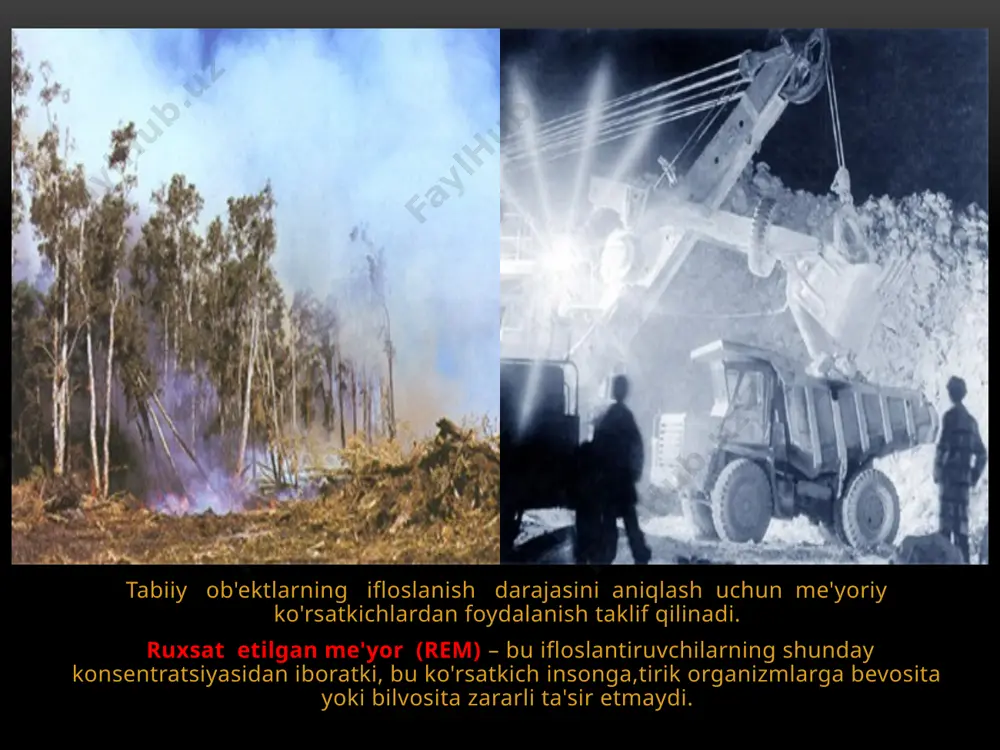 ko'p chiqarilishi yer-suv va yaylovlardan noto'g'ri foydalanish lokal geoekologik muammolar - regional geoekologik muammolarga nisbatan kichikroq maydonlami egallab, bir yoki ikki mamlakat hududida joylashgan ma'lum landshaft yoki tabiiy geografik okruglar doirasida yuzaga kelgan muammolardir. bunday geoekologik muammolar inson xo'jalik faoliyati bilan bog'liq bo'lib, tabiiy resurslardan intensiv foydalanish va bu jarayonda tabiat qonuniyatlarni hisobga olmaslik, aholining bir joyda o'ta zich to'planishi va boshqa sabablar tufayli kelib chiqadi. aholining bir joyda o'ta zich to'planishi tabiiy resurslardan intensiv foydalanish va bu jarayonda tabiat qonuniyatlarni hisobga olmaslik lokal geoekologik muammolarni o'zbekiston misolida ko'rib chiqadigan bo'lsak, muammolarning har taraflama kompleks tahlili ularni kelib chiqishi sababiga ko'ra a.a.rafiqov, sh.s.zokirov va boshq., (1990) quyidagi genetik guruhiarini ajratishgan: 1) atmosfera havosining ifloslanishi bilan bog'liq muammolar — yirik shaharlar va sanoatlashgan rayonlarda (angren-olmaliq, toshkent, farg'ona-qo'qon, surxon-sherobod); 2) suvdan intensiv foydalanish bilan bog'liq muammolar – zovur suvlarining ko'llarda to'planishi, chuchuk suvlarning yetishmasligi, chuchuk suv havzalarining ifloslanishi va h.k.; 3) yerlardan …