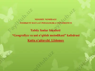 markaziy osiyo qishloq xo‘jaligi — PPT