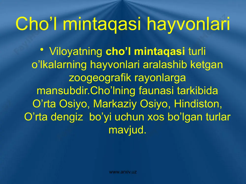 qashqadaryo hayvonot dunyosi - Page 5