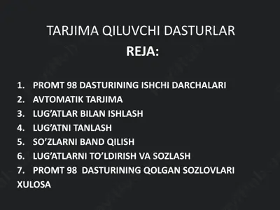 promt98 dasturi — PPTX