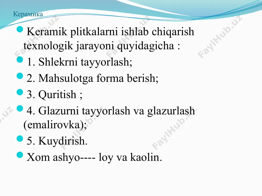 keramik ashyolar va bog’lovchi materiallar - Page 3