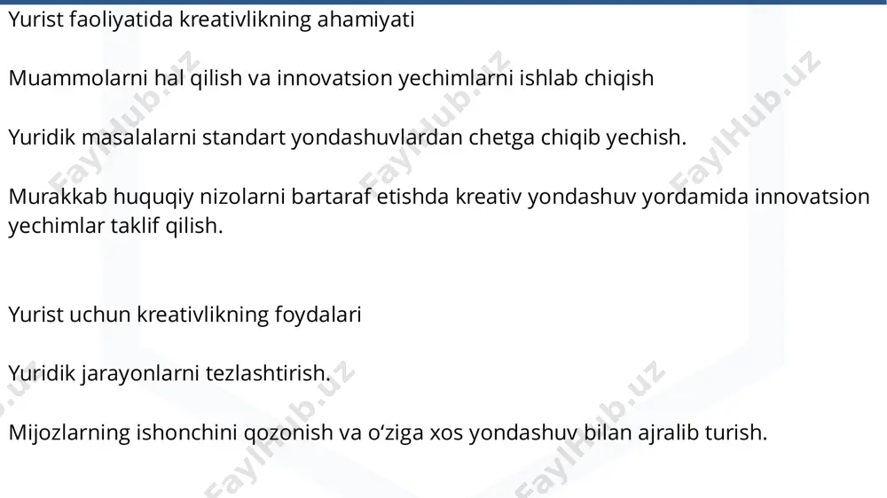 yurist faoliyatida kreativlik - Page 3