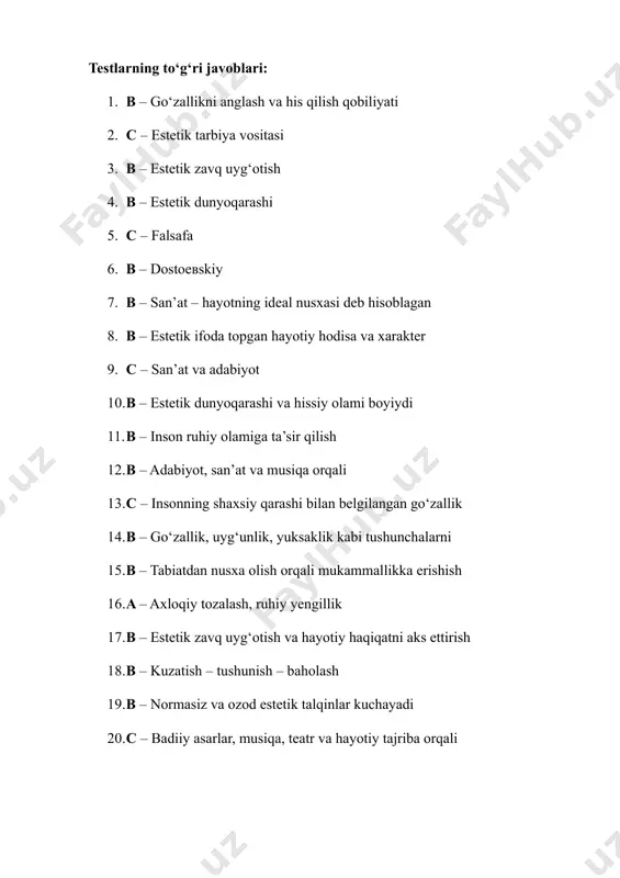 estetik idrok va badiiy asarlar - Page 5