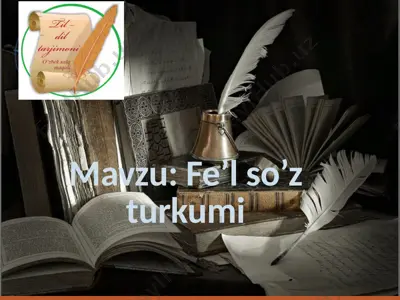 fe'lso'z turkumi — PPTX
