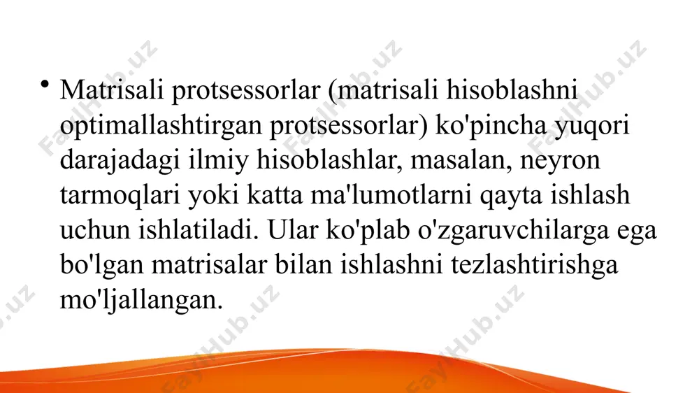 matrisali va vektorli protsessorlar - Page 4