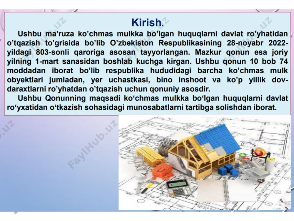bino va inshootlarni davlat ro‘yxatidan o‘tkazish tartibi - Page 3
