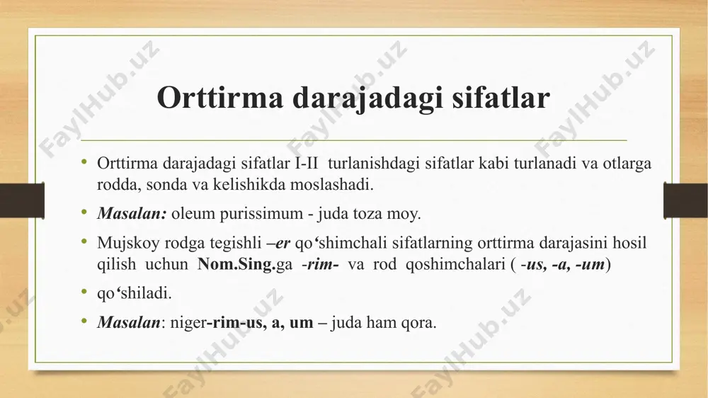 orttirma darajadagi sifatlar - Page 5