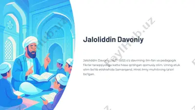 jaloliddin davoniy — PPTX