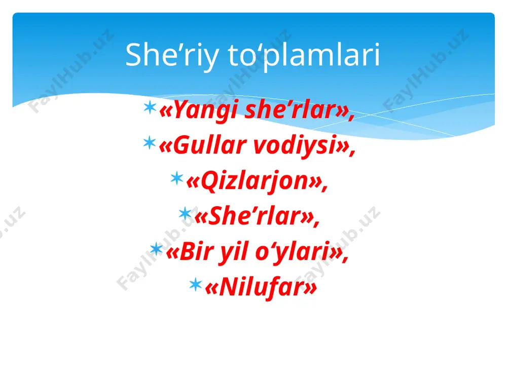 saida zunnunova hayoti va ijodi. she’rlari - Page 5