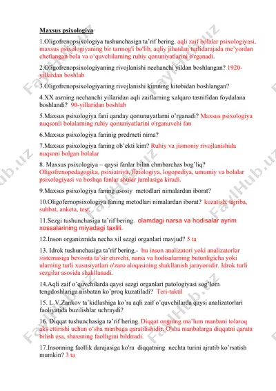 oligofrenopsixologiya — DOCX