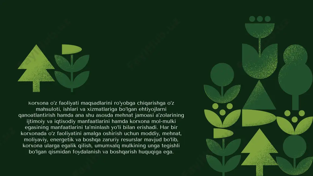 korxona tushunchasi,turlari va vazifalari - Page 4