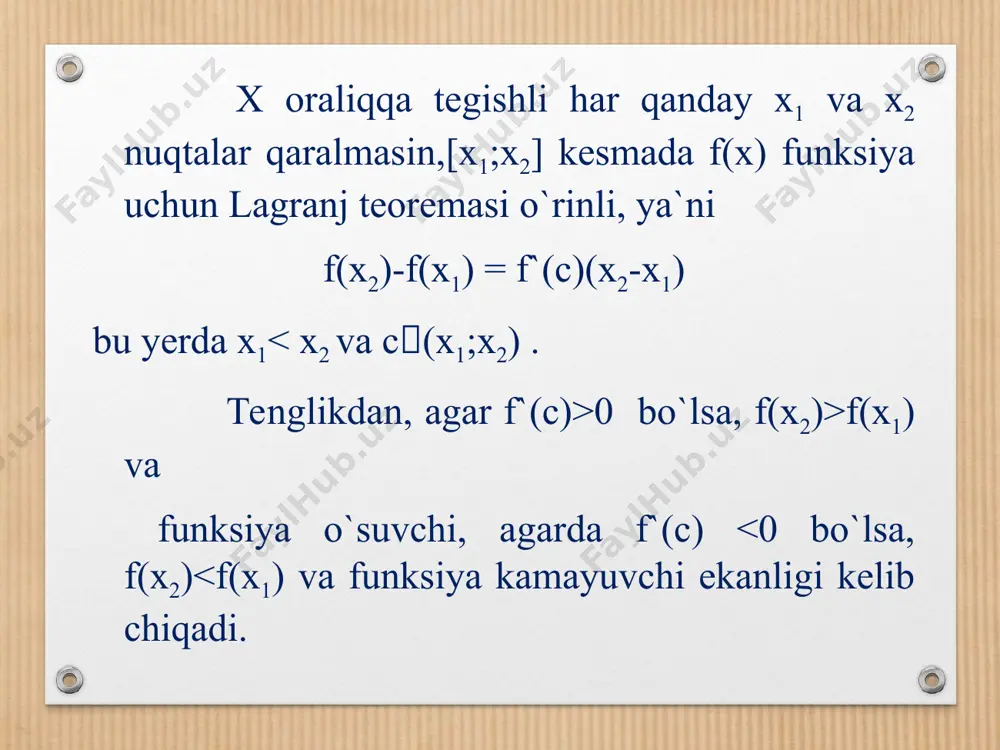 21-mavzu: bir o‘zgaruvchili funksiyani tekshirish - Page 3