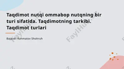 taqdimotlar/tibbiyot — PPTX