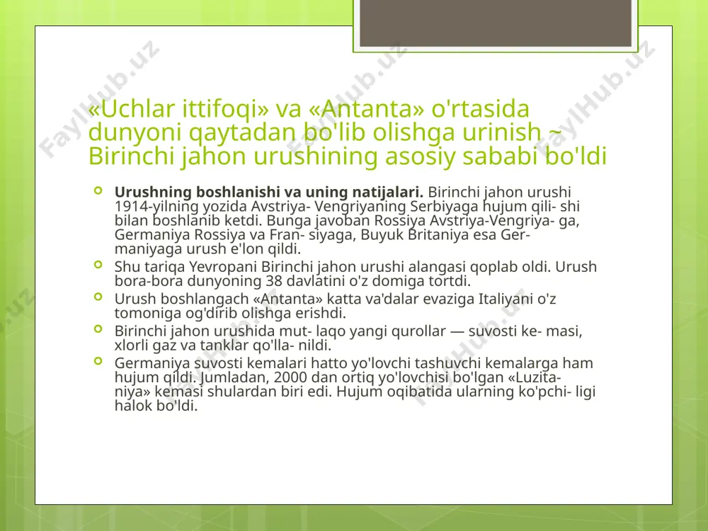 birinchi jahon urushi - Page 4