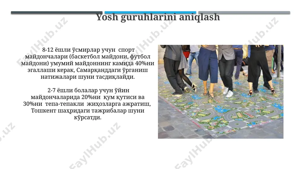 turli yosh guruhlarida yer maydonchalarini tashkil etish metodikasi - Page 5