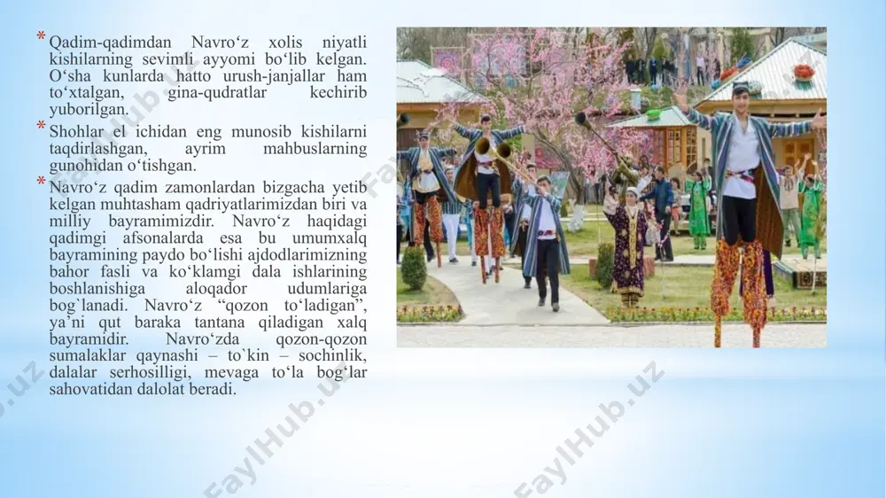 navro‘z – qadim qadriyatlar taravoti - Page 5