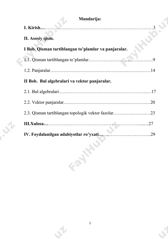 sil qilish, hamda ularda integral tenglamalar bilan ishlash mahoratini paydo qilishdan iborat. kurs ishini o'qish jarayonida talabalar o'zlarining matematik analiz, chiziqli algebra va geometriyadan olgan bilimlarini to'ldiradilar, hamda ularni funksional fazolarga moslab qo'llaydilar, ya'ni mustahkamlaydilar. talabalar chiziqli funksional va operator tushunchalari bilan tanishadilar va ularning asosiy xossalarini o'rganadilar. cheksiz o'lchamli funksional fazolarni o'rganish jarayonida o'quvchilar funksional analizning kuchli va nozik usullarini tushunishga biroz qiynaladilar, lekin tushunib yetganlaridan keyin o'zlarida ilmga undovchi qandaydir ichki kuch sezadilar. bu kuch ta'siri ularda cheksiz o'lchamli fazolarda har qanday fundamental ketma-ketlik yaqinlashuvchi bo'lavermasligi va birlik sharning kompakt bo'lmasligini tushunib yetganlarida namoyon bo'ladi. o'zmu va samduda funksional analiz hamda funksional analiz va integral tenglamalar fanidan ma'ruza va amaliy mashg'ulotlar olib boruvchi professor-o'qituvchilarning ko'p yillik ish tajribalari asosida yozilgan. kur ishi ta'rif, teorema, lemma va formulalar alohida nomerlangan. tajribalarimizdan kelib chiqib aytishimiz mumkinki, bu kitob yosh mutaxassislarga funksional analiz va integral tenglamalar fanidan mashg'ulotlar olib borishida katta …