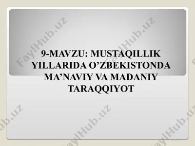 davlat tili to‘g‘risida qonun — PPT