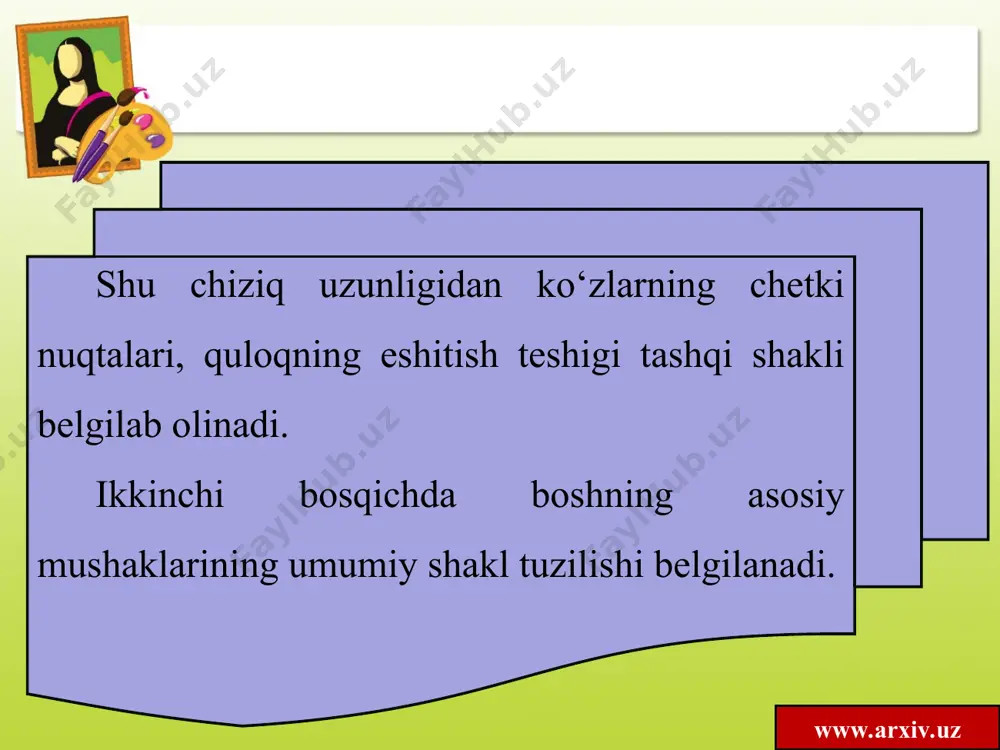 rangtasvir yoki grafik usulda portret ishlash 5 - sinf - Page 5