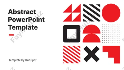abstract powerpoint template — PPTX