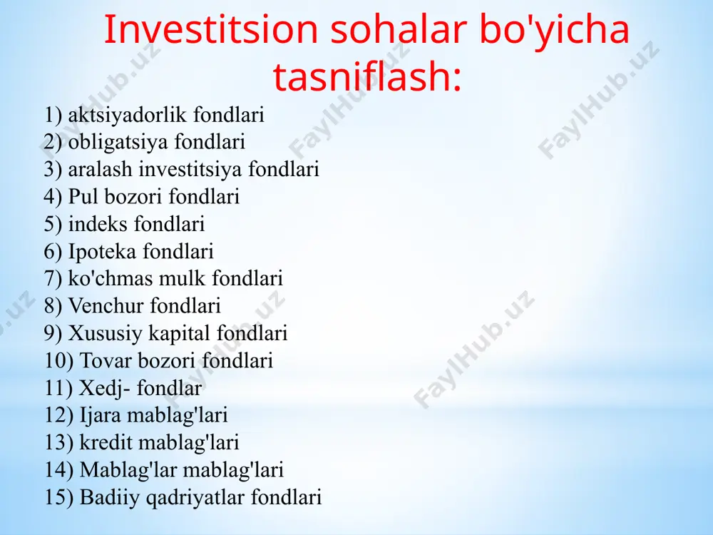 pay fondlari, ularning turlari va xususiyatlari - Page 5