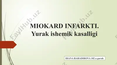 miokard infarkti — PPTX