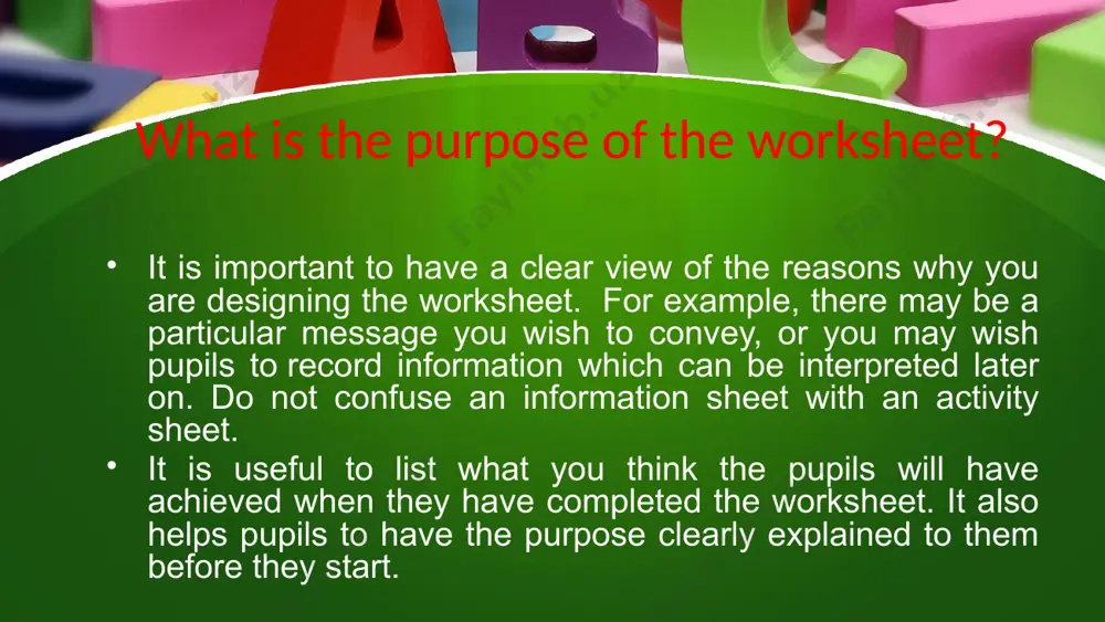 designing students worksheet - Page 4