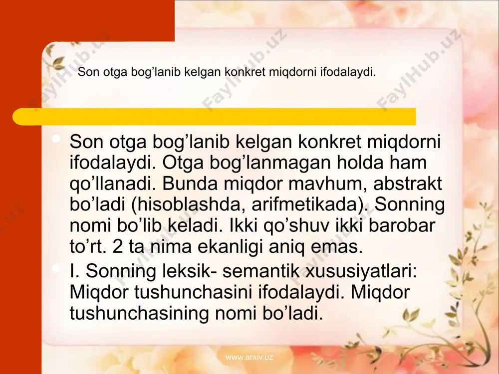 xsni,ba’zan predmetni ko’rsatuvchi o’z so’zi o’zlik olmoshi sanaladi. o’zim, o’zing,o’zi so’zlari ba’zan egalik qo’shimchalariga mos kishilik olmoshlari bilan mening o’zim,sening o’zing,u o’zi tarzida qo’llaniladi. shaxs, narsa-hodisa, belgi-xususiyat, miqdor, sabab, maqsad, o’rin, payt haqida so’roqni bildiruvchi olmoshlar so’roq olmoshlari sanaladi.so’roq olmoshlari ishtirok etgan gaplar so’roq gap hisoblanadi. har so’zi so’roq olmoshlariga, bir so’ziga qo’shilib to’pdan ajratilgan shaxs, narsa, belgilarni bildiradigan belgilash olmoshlarini hosil qiladi. hamma barcha, bari, butun olmoshlari esa shaxs, narsa, belgi, harakatlarni jamlab ifodalaydi. so’roq olmoshlariga alla-yoki –dir qo’shimchasini qo’shish yo’li bilan gumon olmoshlari hosil qilinadi. alla-qo’shimchasi so’roq olmoshlari oldidan, -dir qo’shimchasi esa so’roq olmoshlari so’ngidan qo’shiladi. har ikki qo’shimcha asos qism bilan qo’shib yoziladi. so’roq olmoshlari va bir,narsa,nima so’zlari oldidan hech so’zining qo’llanishi natijasida bo’lishsizlik olmoshlari hosil bo’ladi. hech kim,hech nima,hech qachon,hech qanday,hech qancha,hech narsa so’zlari bo’lishsizlik olmoshlari sanaladi va ular yozuvda ajratib yoziladi. bu olmoshlar ishtirok etgan gaplarning kesimi inkor shaklida bo’ladi. eski o’zbek tilida kamtarlik ifodasi …