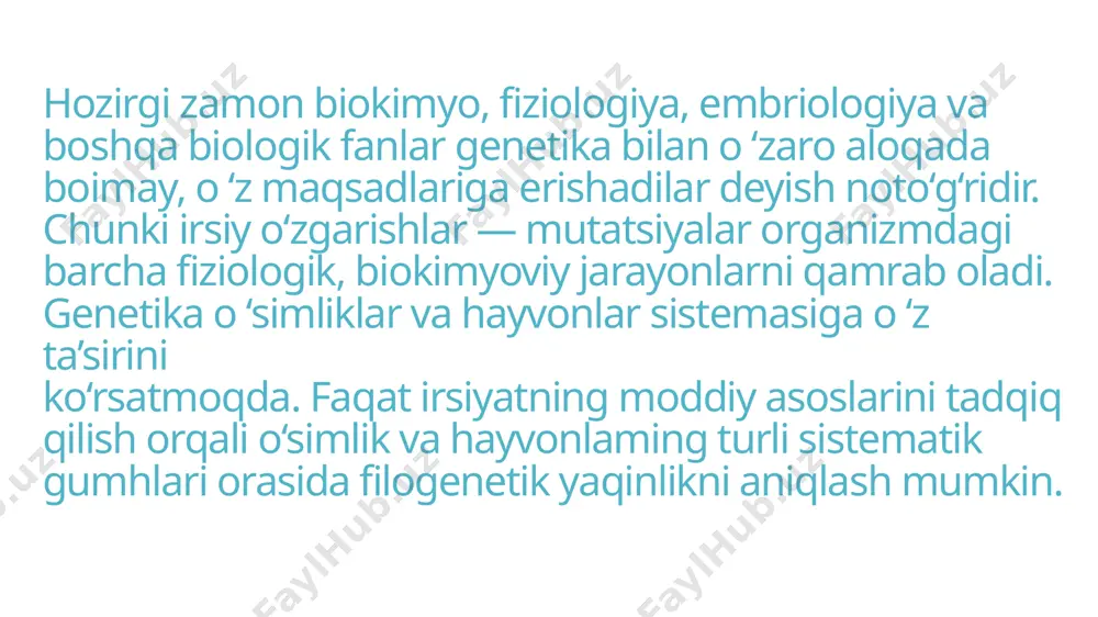 tabiiy fanlar tizimida genetikaning o’rni - Page 3