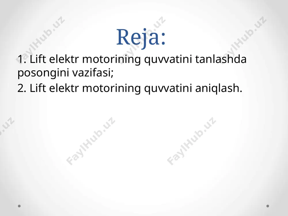 liftelektr motorining quvvatini tanlash - Page 3