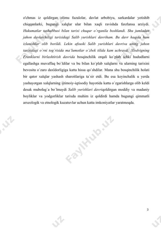 shlari - gʼarbiy yevropa ritsarlarining musulmon, pravoslav davlatlari va turli xil xristian mazhablariga qarshi olib borgan davomiy yurishlari. salib yurishlarining maqsadi falastinni, birinchi navbatda, quddusni saljuqiy turklardan ozod qilish edi. biroq salib yurishlari keyinchalik baltiqboʼyi majusiylarini xristianlashtirish. yevropada papa hukumatiga qarshi harakatlarni bostirish yoki papalarning siyosiy maqsadlarini amalga oshirish vositasi boʼlib qoldi. «salibchilar» atamasi, salib yurishi ishtirokchilari oʼz kiyimlariga salib (xoch, krest) tikib olishgani uchun, paydo boʼlgan. yurish qatnashchilari gunohlardan poklanadi deb hisoblangani bois, yurishda nafaqat ritsarlar, balki oddiy aholi, hattoki bolalar qatnashgan. falastin uzoq davrdan beri arab davlatlari hukmi ostida edi, ular xristianlarga bagʼrikenglik bilan munosabatda boʼlishgan. falastindagi xristianlar uchun muqaddas sanalgan maskanlarni ziyorat qilishlariga monelik qilishmagan. saljuqiy turkpar esa bunga yoʼl qoʼymagan. endi xristianlar uchun quddusga borish oldingidek xavfsiz boʼlmay qoldi. rim papalari falastinni saljuqiylardan tortib olishmasa, ziyoratgohlarga borish umuman toʼxtab qolishidan xavfsirashdi. salib yurishi rim papasi urban ii tashabbusi bilan quddus va falastinni musulmonlardan ozod qilish maqsadida …