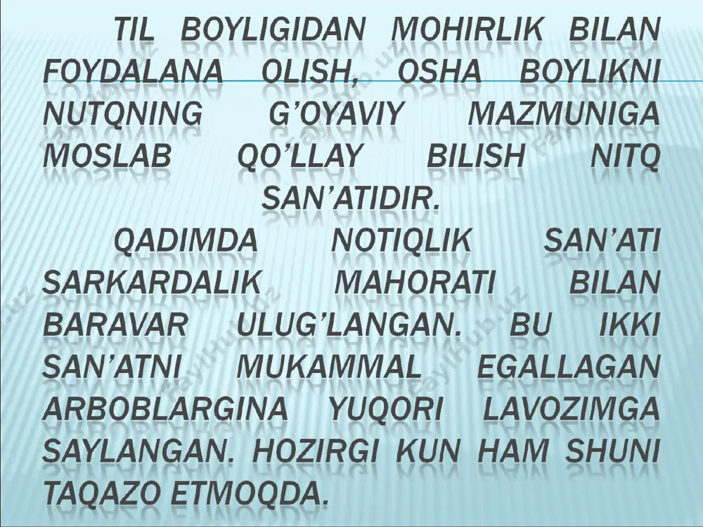 notiqlik va nutqni o‘stirish usullari - Page 4