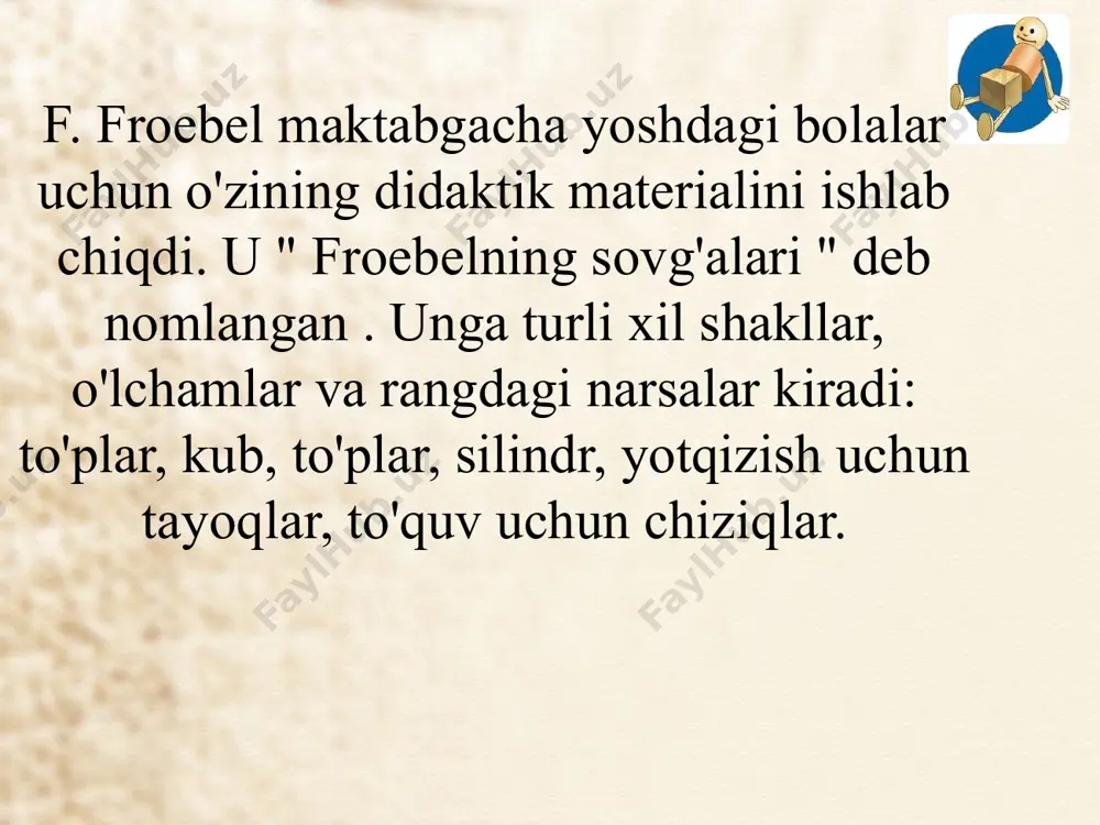 froebelning didaktik tizimi - Page 5